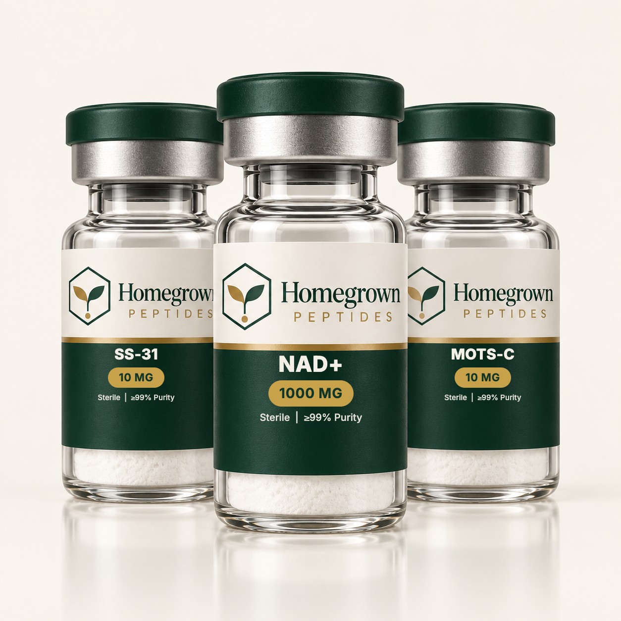 NAD STACK Bundle — Homegrown Peptides research bundle
