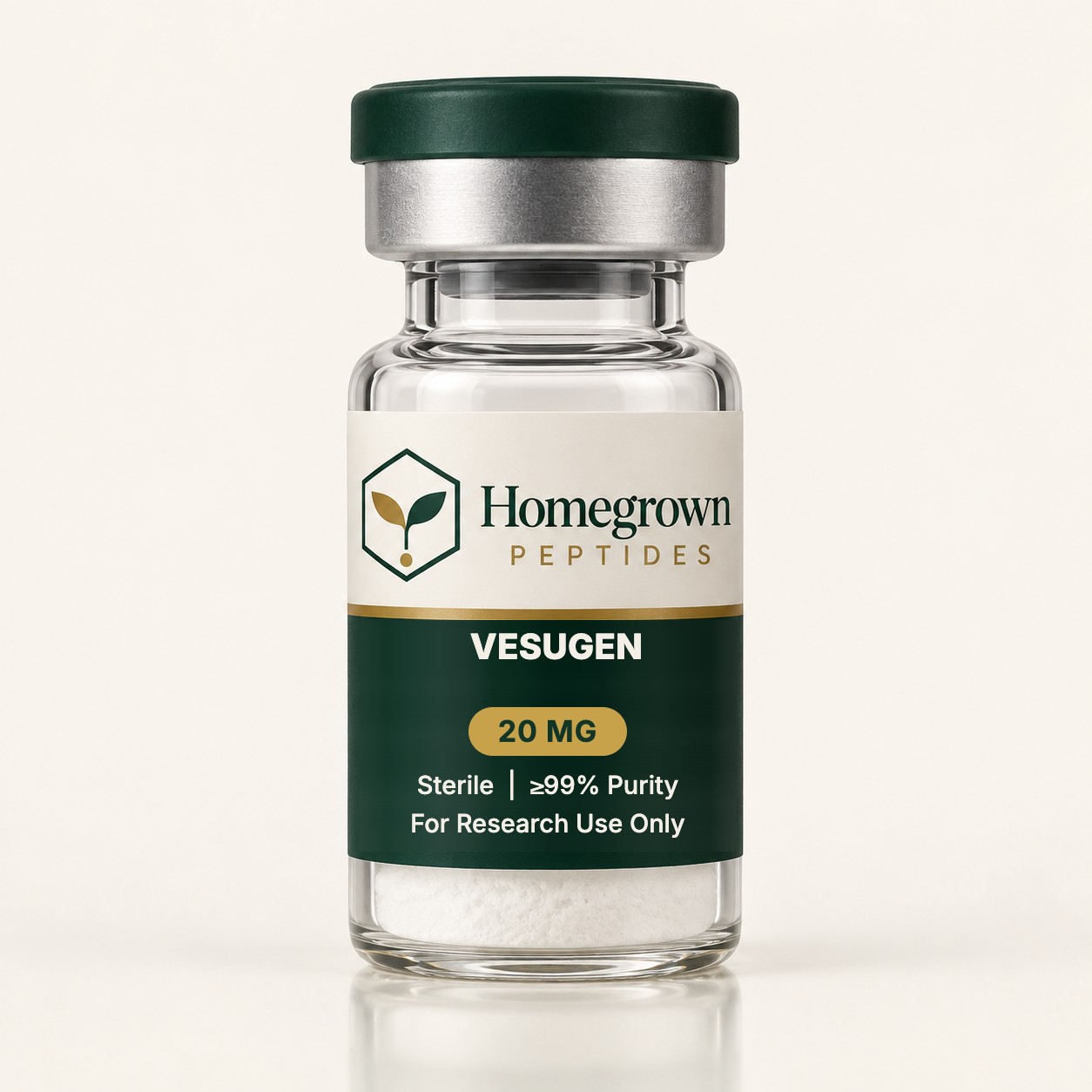 VESUGEN 20 MG vial — Homegrown Peptides, Research Use Only